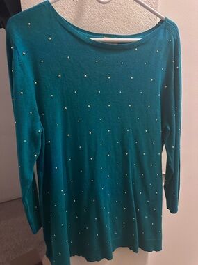 Ruby Rd. Teal top!!